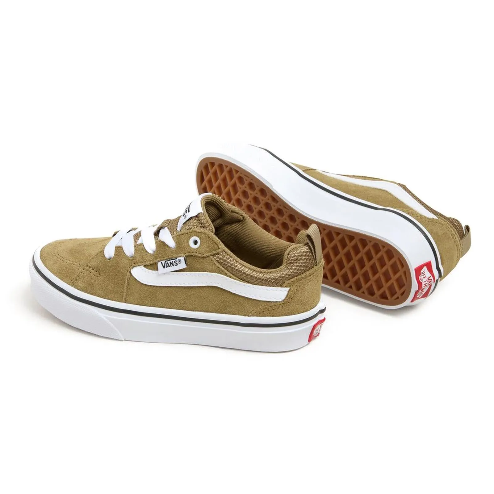 Vans Kids Filmore Low Rise Suede Canvas Trainers