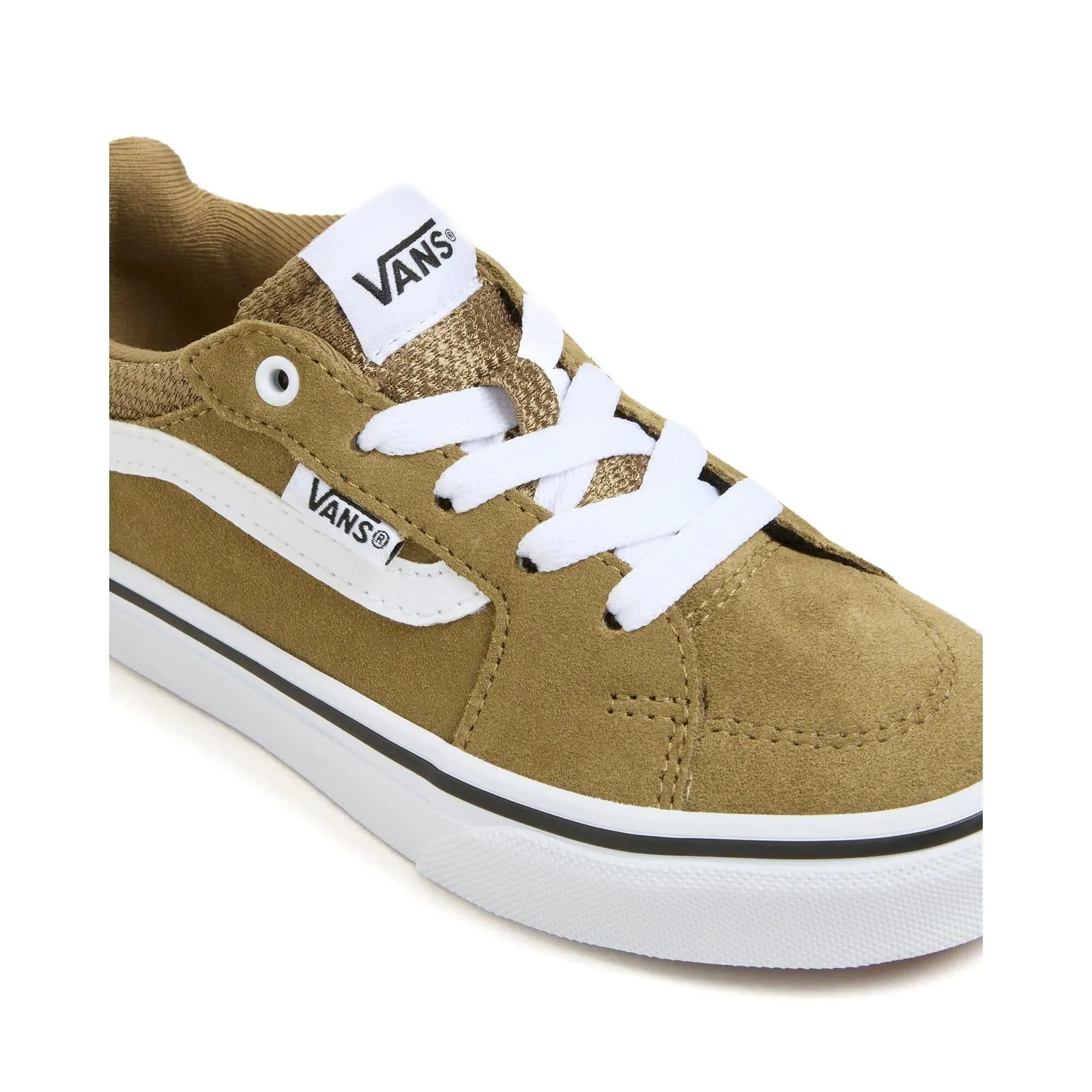 Vans Kids Filmore Low Rise Suede Canvas Trainers