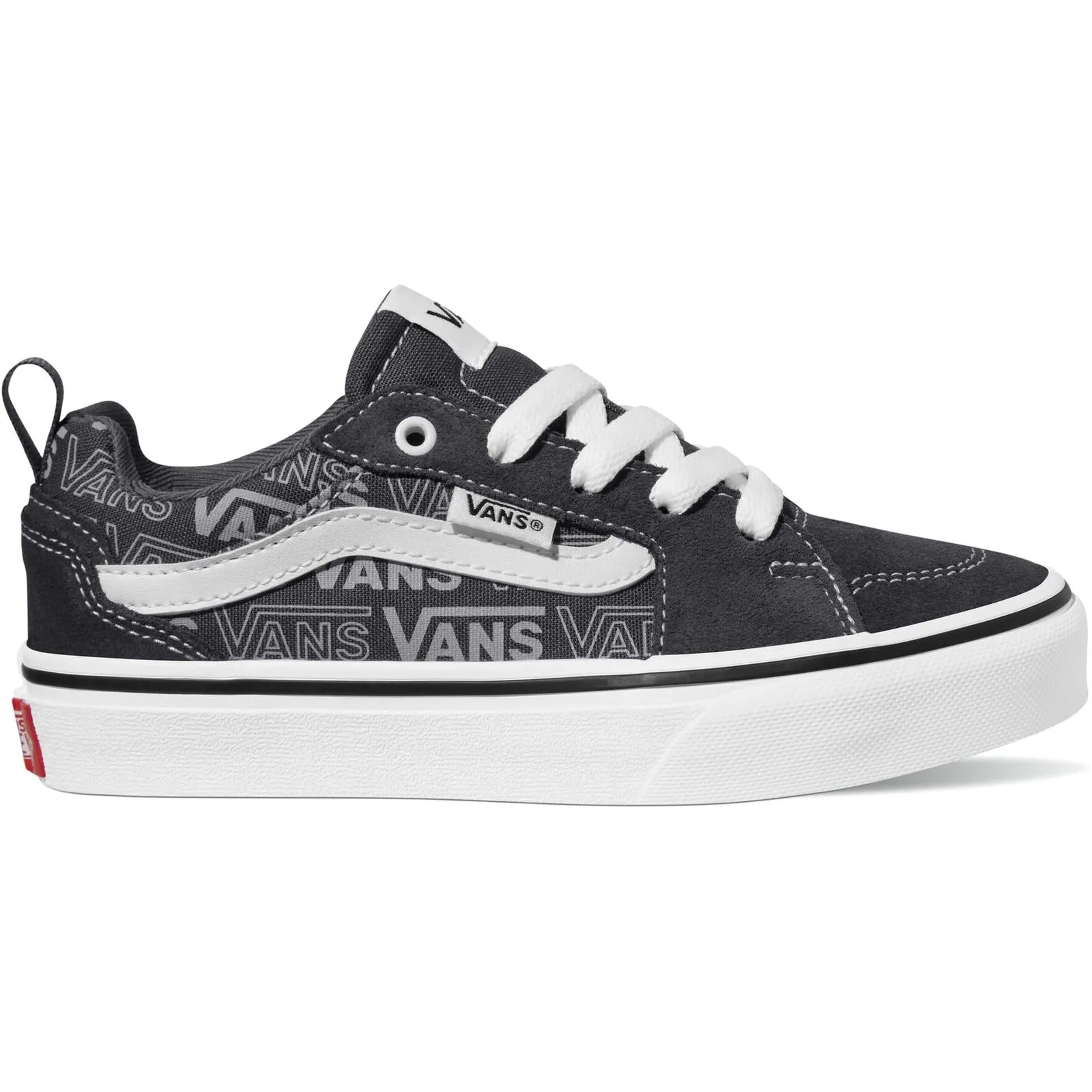 Vans Kids Filmore Low Rise Suede Canvas Trainers