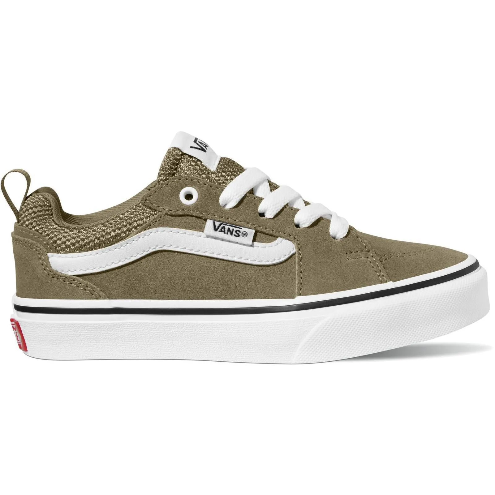 Vans Kids Filmore Low Rise Suede Canvas Trainers