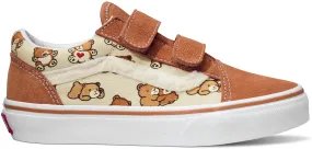 Vans Kids Old Skool V Bear Hugs Brown/Multi