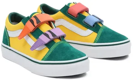 Vans Kids Old Skool V Crayola Crayons Out of the Box