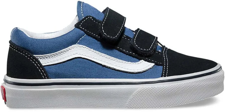 Vans Kids Old Skool Velcro Navy/True White