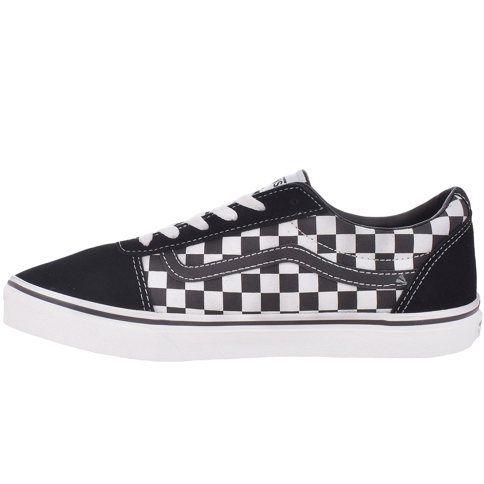 Vans Kids Ward Checkered Trainers - Black