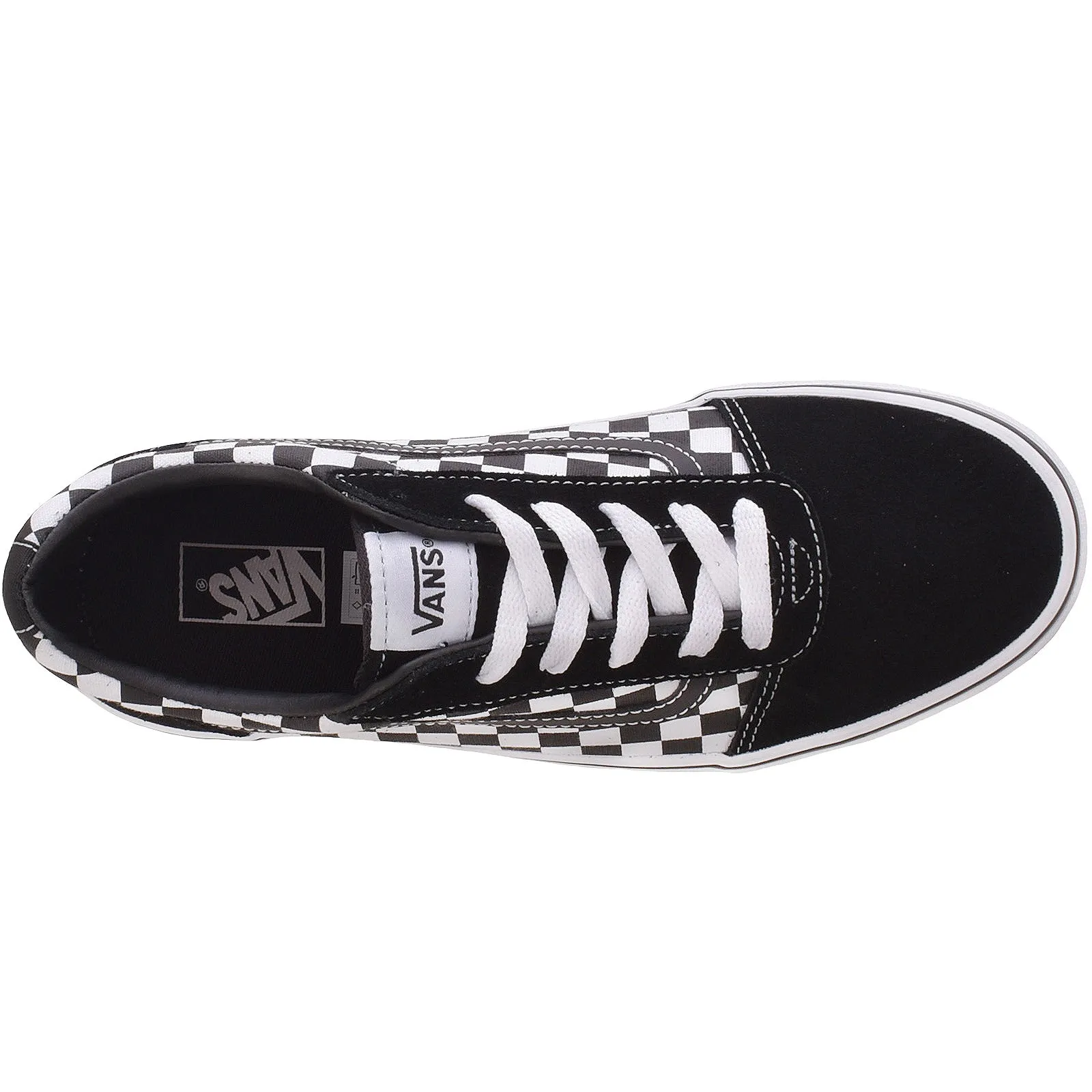 Vans Kids Ward Checkered Trainers - Black