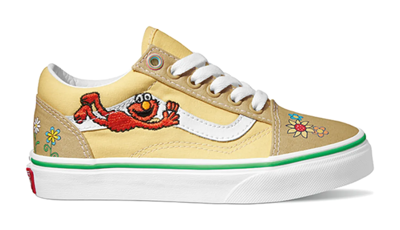 Vans Sesame Street Kids Old Skool Natural