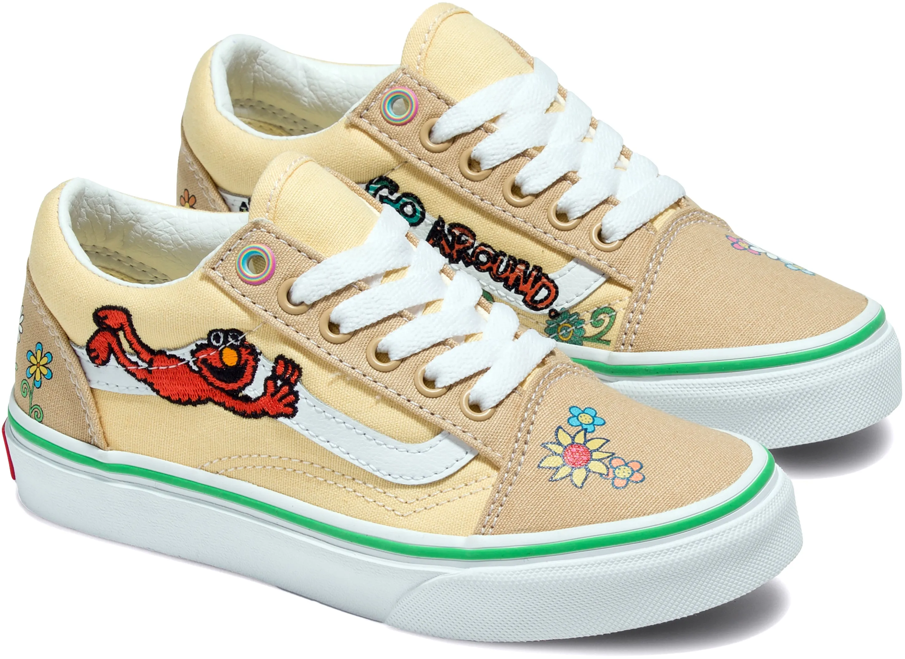 Vans Sesame Street Kids Old Skool Natural