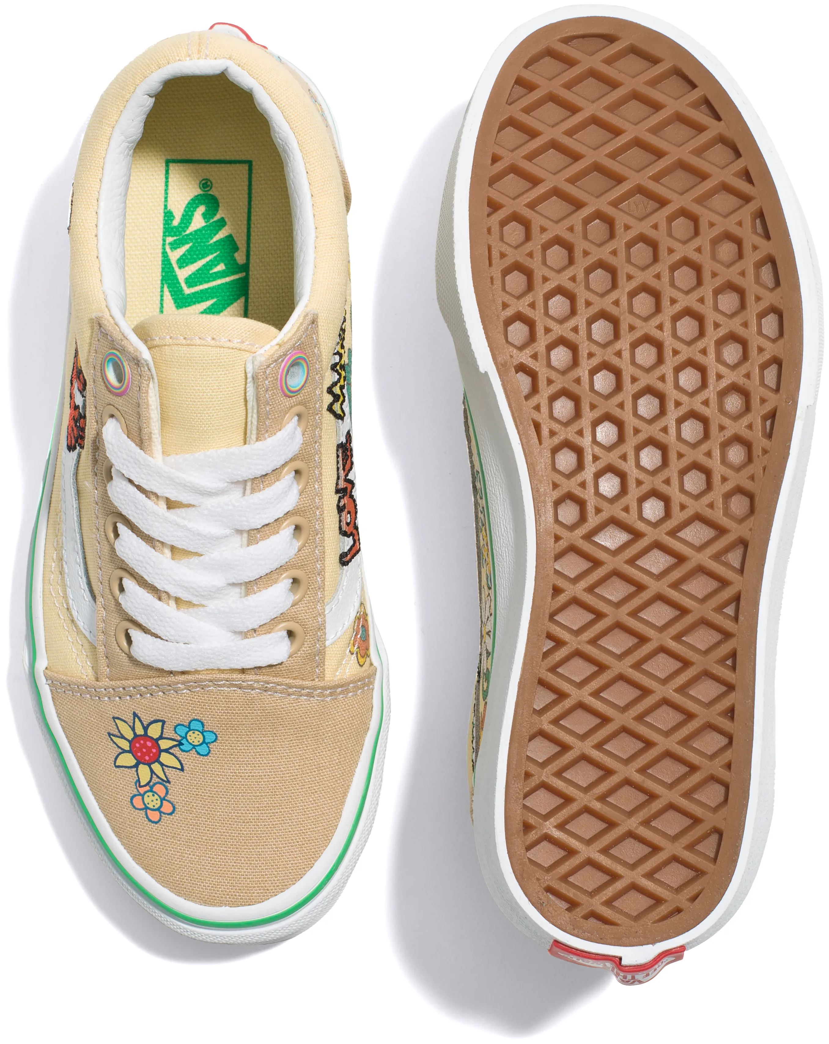 Vans Sesame Street Kids Old Skool Natural