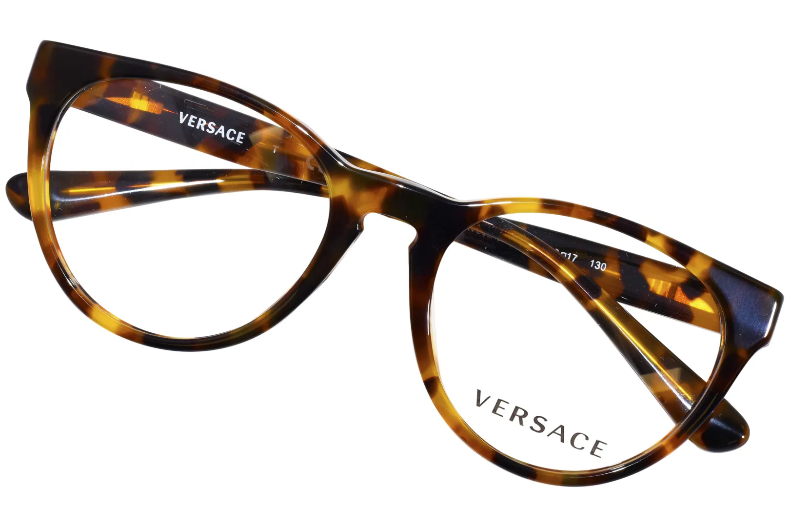 Versace VK3321U 5119 Eyeglasses Kids Havana Full Rim Round Shape 48-17-130