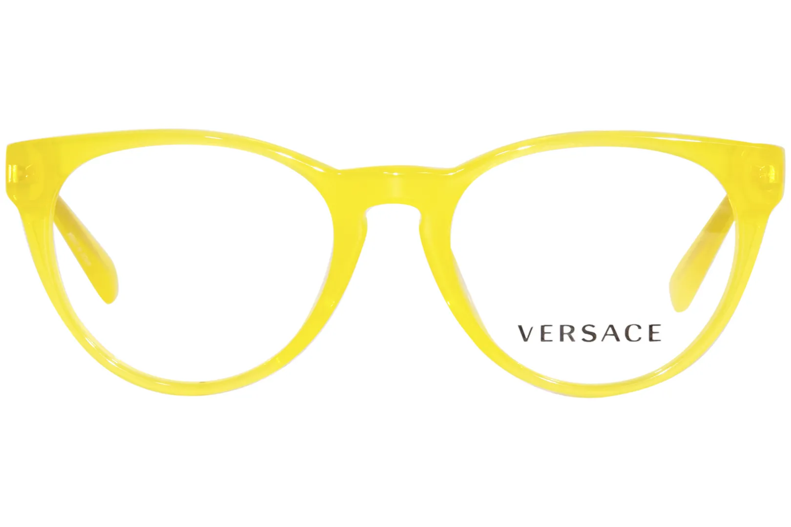 Versace VK3321U 5374 Eyeglasses Kids Transparent Yellow Fluo Full Rim 48-17-130