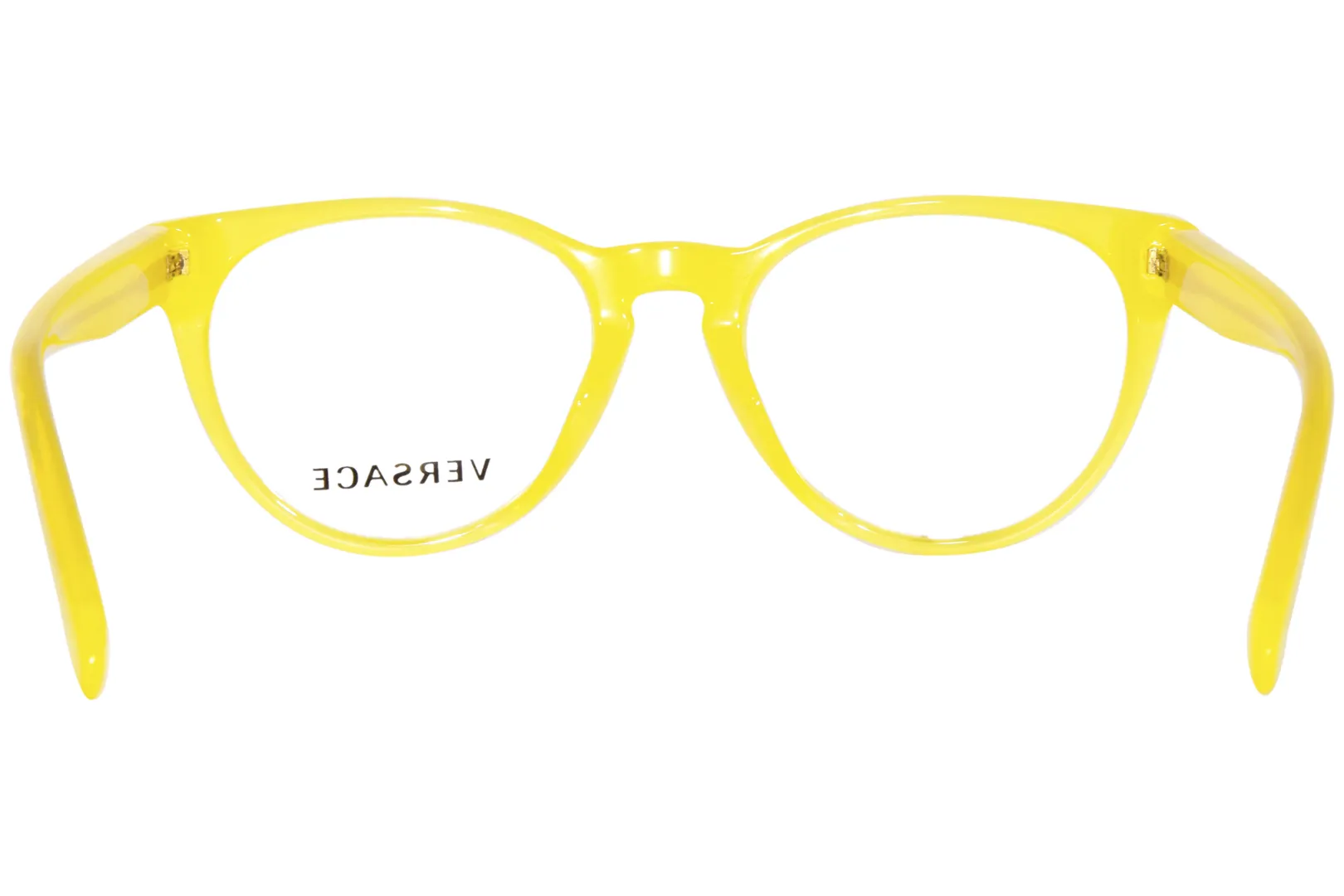 Versace VK3321U 5374 Eyeglasses Kids Transparent Yellow Fluo Full Rim 48-17-130