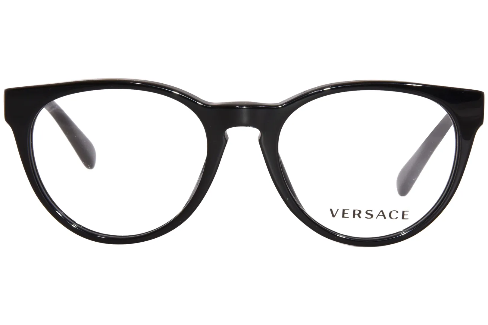 Versace VK3321U GB1 Eyeglasses Kids Black Full Rim Round Shape 46-17-130