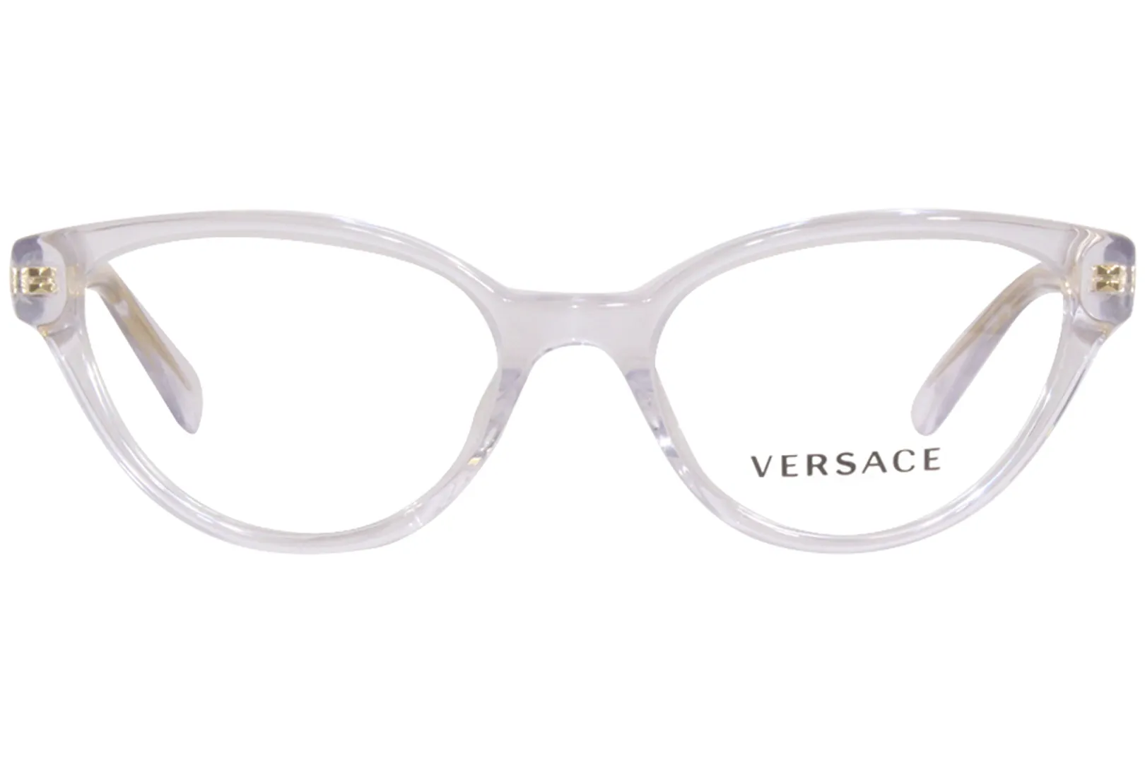 Versace VK3322U 148 Eyeglasses Kids Girl's Crystal Full Rim Cat Eye 45-16-130