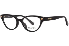 Versace VK3322U 148 Eyeglasses Kids Girl's Crystal Full Rim Cat Eye 47-16-130