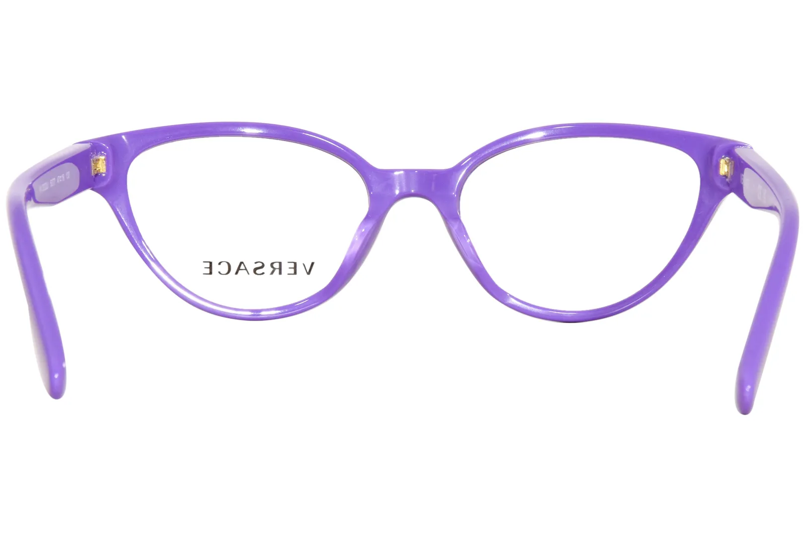 Versace VK3322U 5377 Eyeglasses Kids Girl's Violet Full Rim Cat Eye 45-16-130