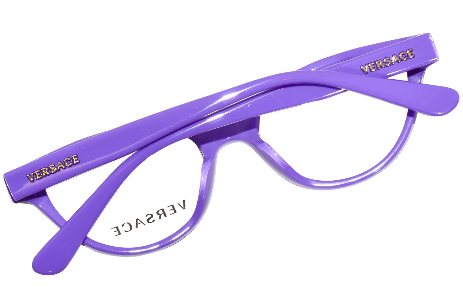 Versace VK3322U 5377 Eyeglasses Kids Girl's Violet Full Rim Cat Eye 45-16-130