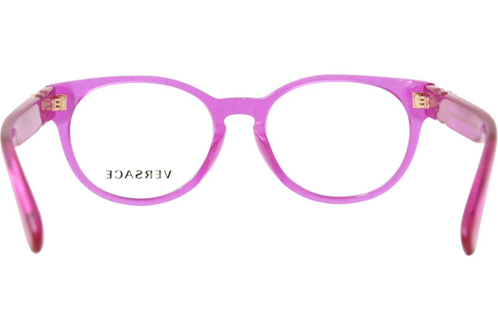 Versace VK3323U 5375 Eyeglasses Kids Girl's Fuchsia Glitter Full Rim 47-16-130