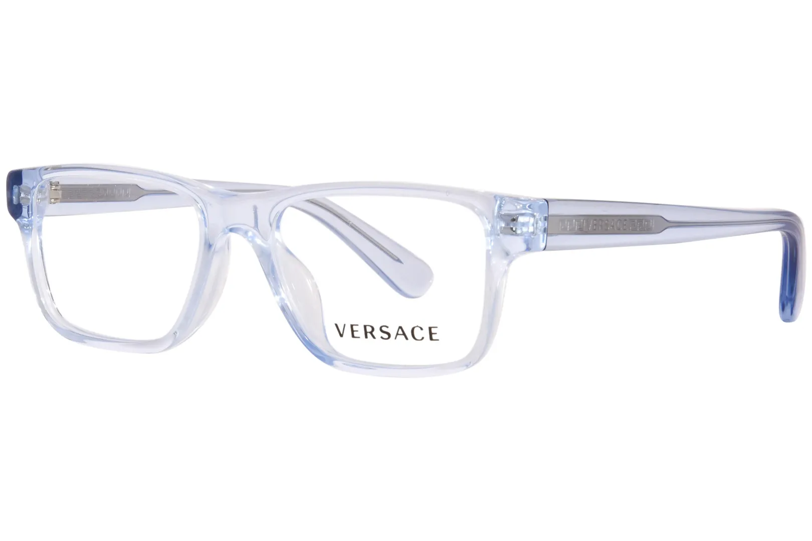 Versace VK3324U 5378 Eyeglasses Kids Boy's Transparent Blue Full Rim 45-15-130