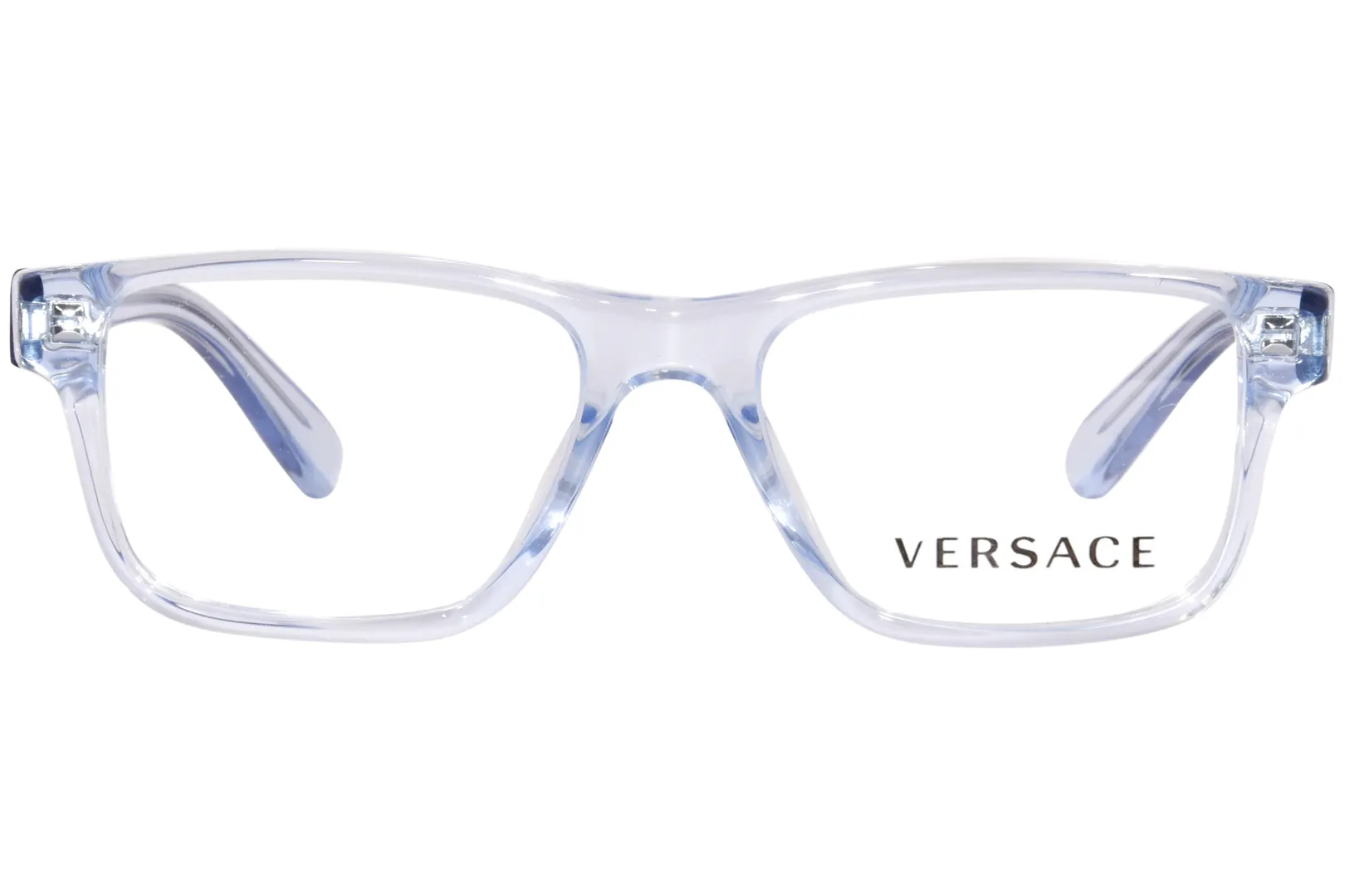 Versace VK3324U 5378 Eyeglasses Kids Boy's Transparent Blue Full Rim 45-15-130