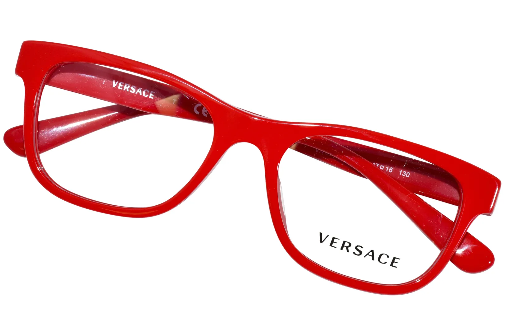 Versace VK3325U 5065 Eyeglasses Kids Red Full Rim Square Shape 47-16-130