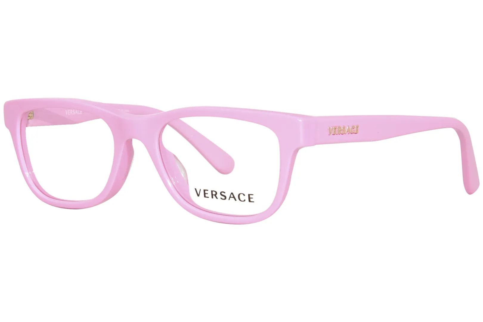 Versace VK3325U 5376 Eyeglasses Kids Pink Full Rim Square Shape 45-16-130