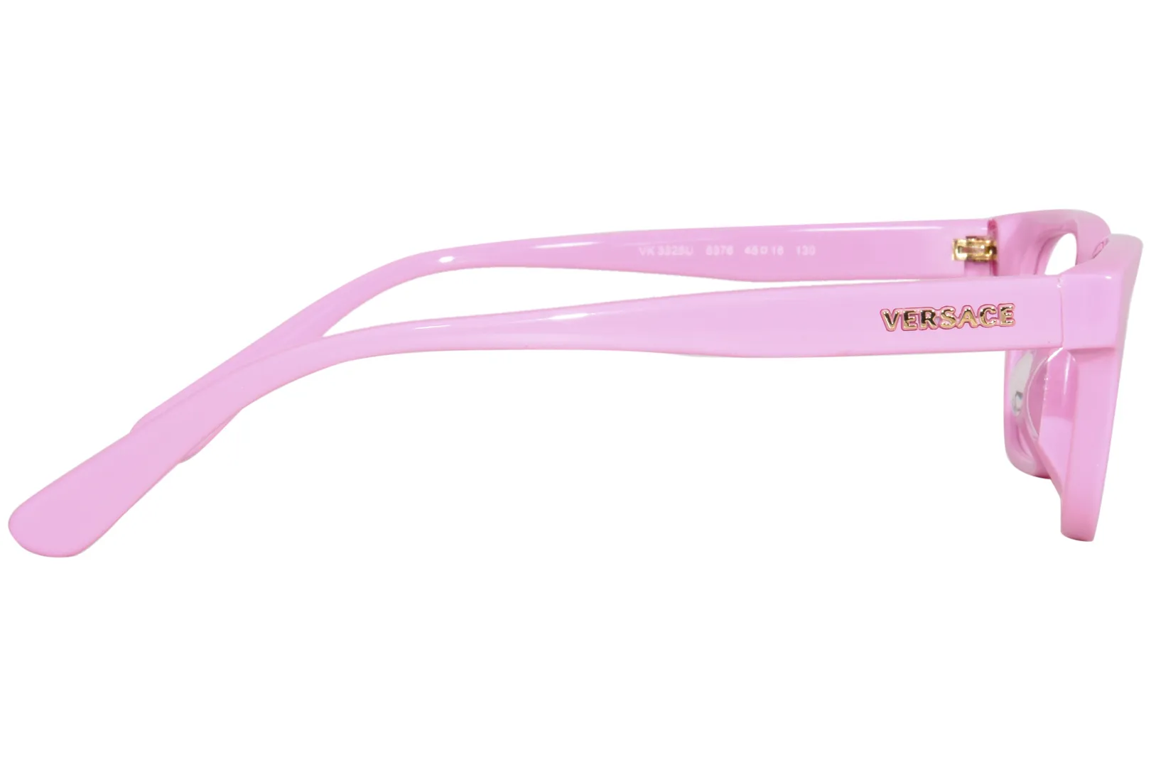 Versace VK3325U 5376 Eyeglasses Kids Pink Full Rim Square Shape 45-16-130