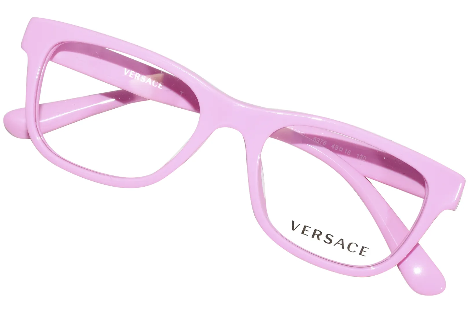 Versace VK3325U 5376 Eyeglasses Kids Pink Full Rim Square Shape 45-16-130