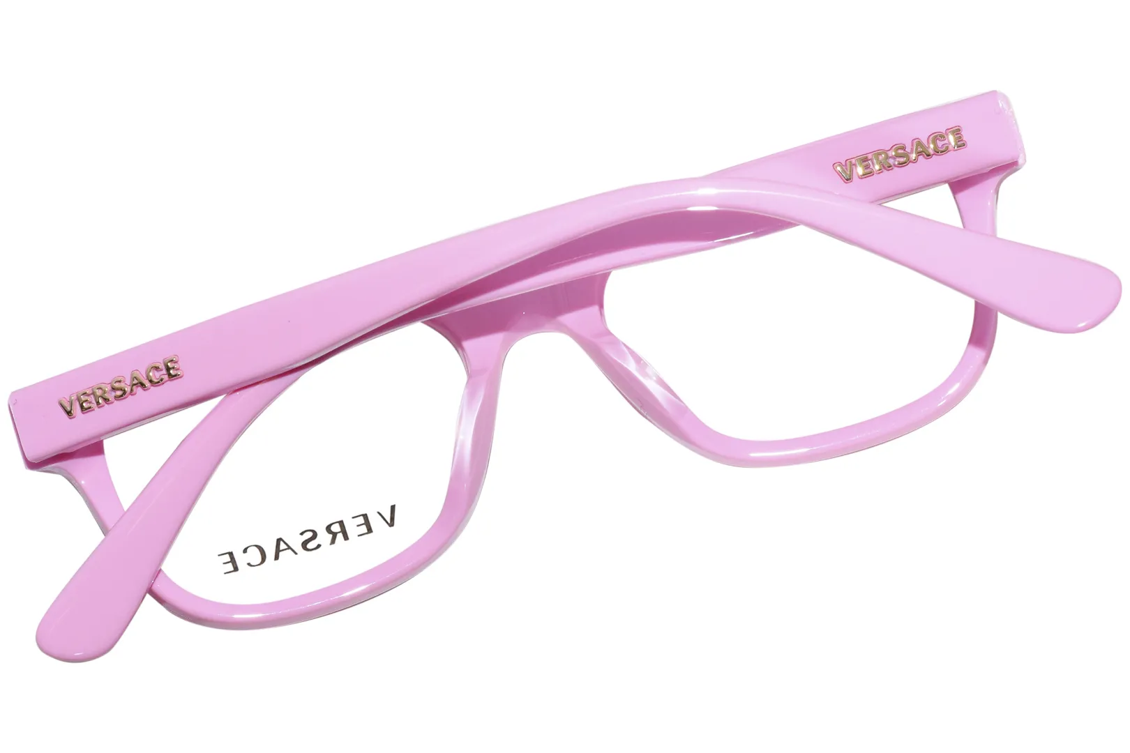 Versace VK3325U 5376 Eyeglasses Kids Pink Full Rim Square Shape 45-16-130