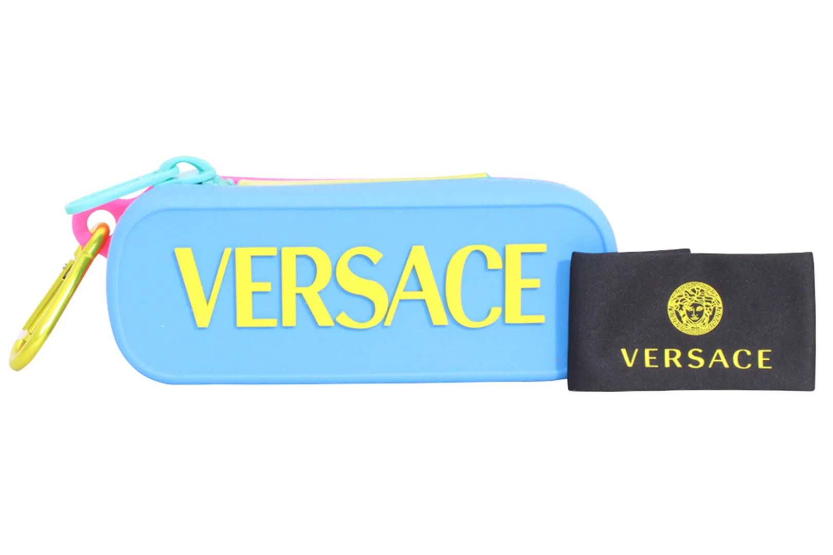 Versace VK3325U GB1 Eyeglasses Kids Black Full Rim Square Shape 47-16-130