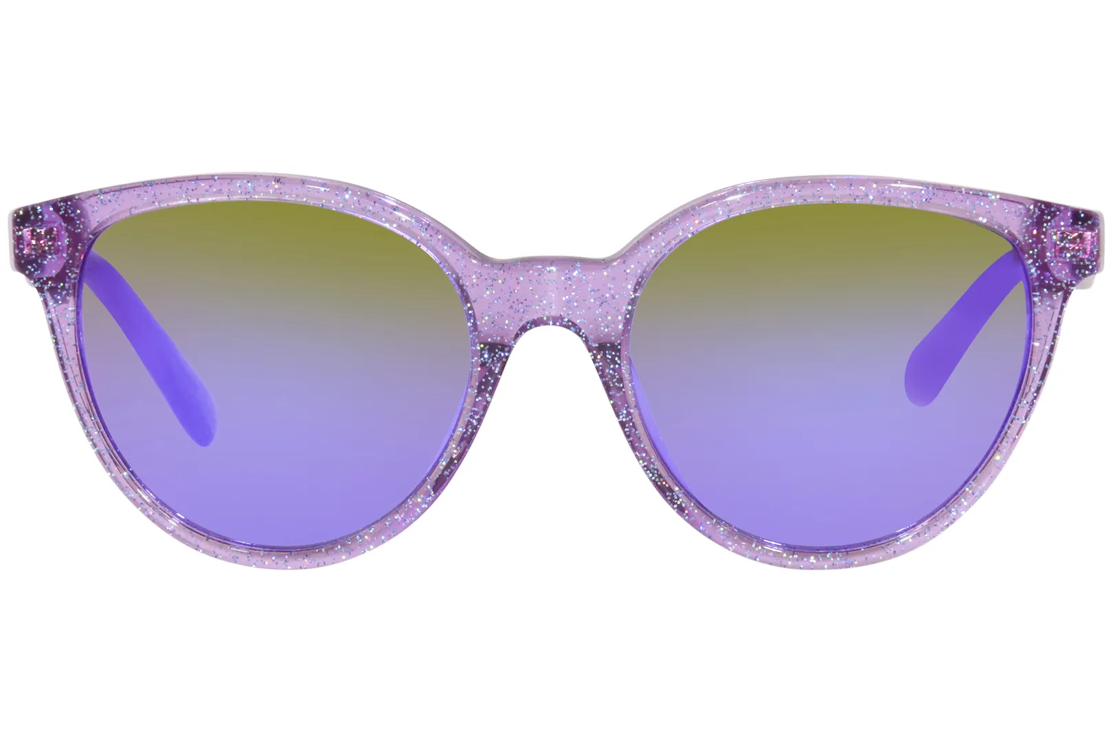 Versace VK4427U 53734V Sunglasses Youth Kids Girl's Lilac Glitter/Grey 46mm