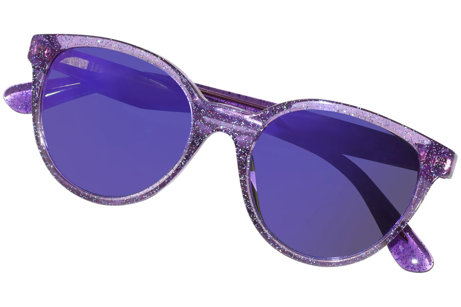 Versace VK4427U 53734V Sunglasses Youth Kids Girl's Lilac Glitter/Grey 46mm