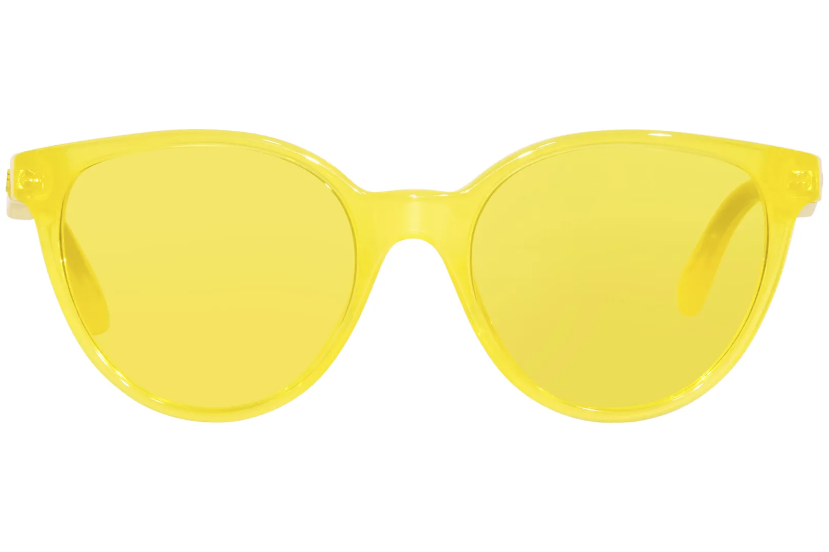 Versace VK4427U 5374C9 Sunglasses Youth Kids Girl's Transparent Fluo Yellow/Red