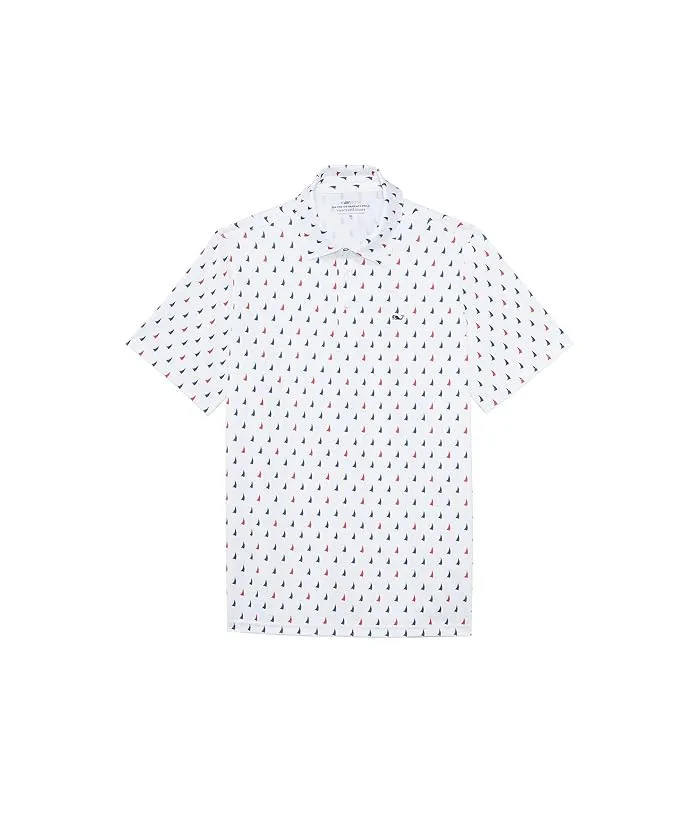 Vineyard Vines Kids Printed Sankaty Polo