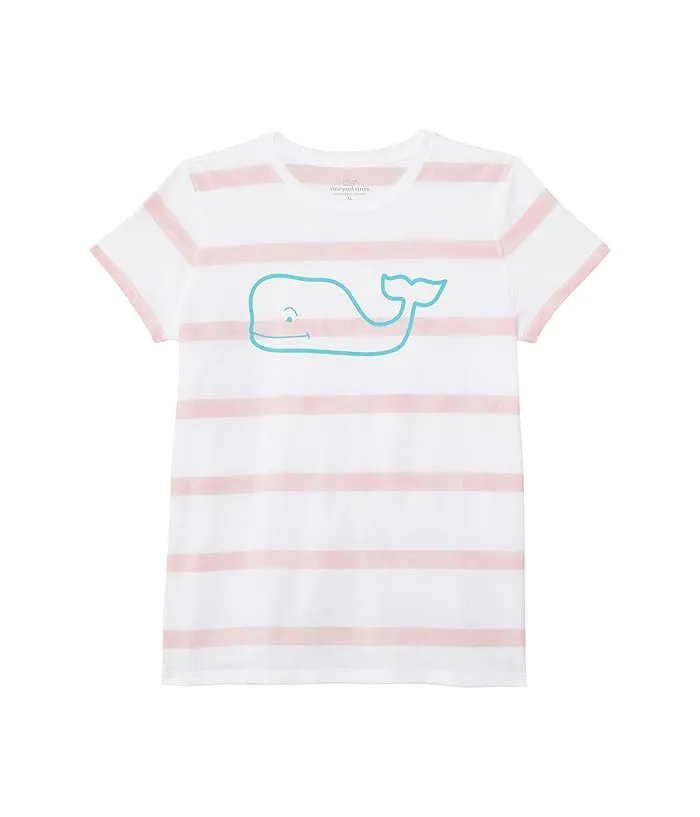 Vineyard Vines Kids Striped Whale Short Sleeve