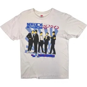 Vintage 1989 New Kids On the Block Hanes Single Stitch T-shirt White