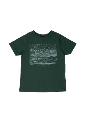 Wakamow Valley Tee | Forest | Kids