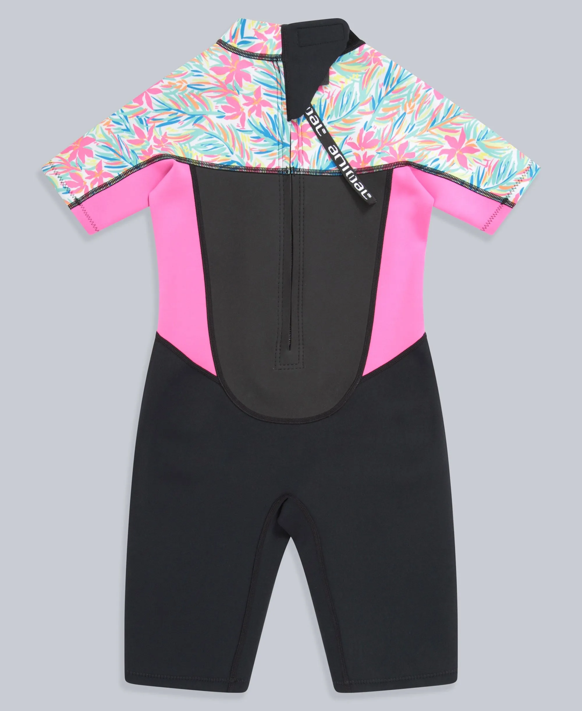 Waves Kids Printed Shorty Wetsuit - Mixed