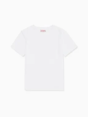 White Arturo Kids Cotton T-Shirt