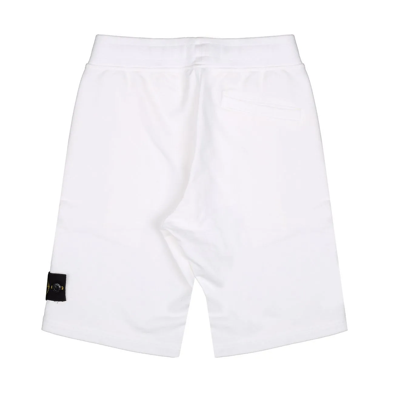 White Cotton Bermuda Shorts with Pockets Kids