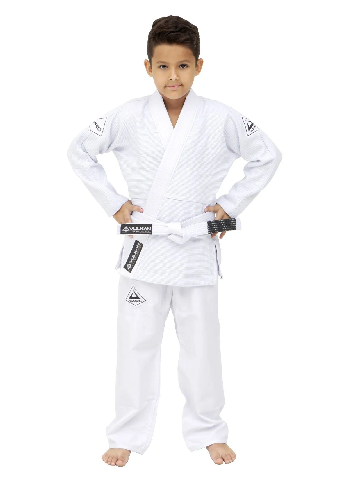 White PRO EVOLUTION KIDS Jiu-Jitsu Gi