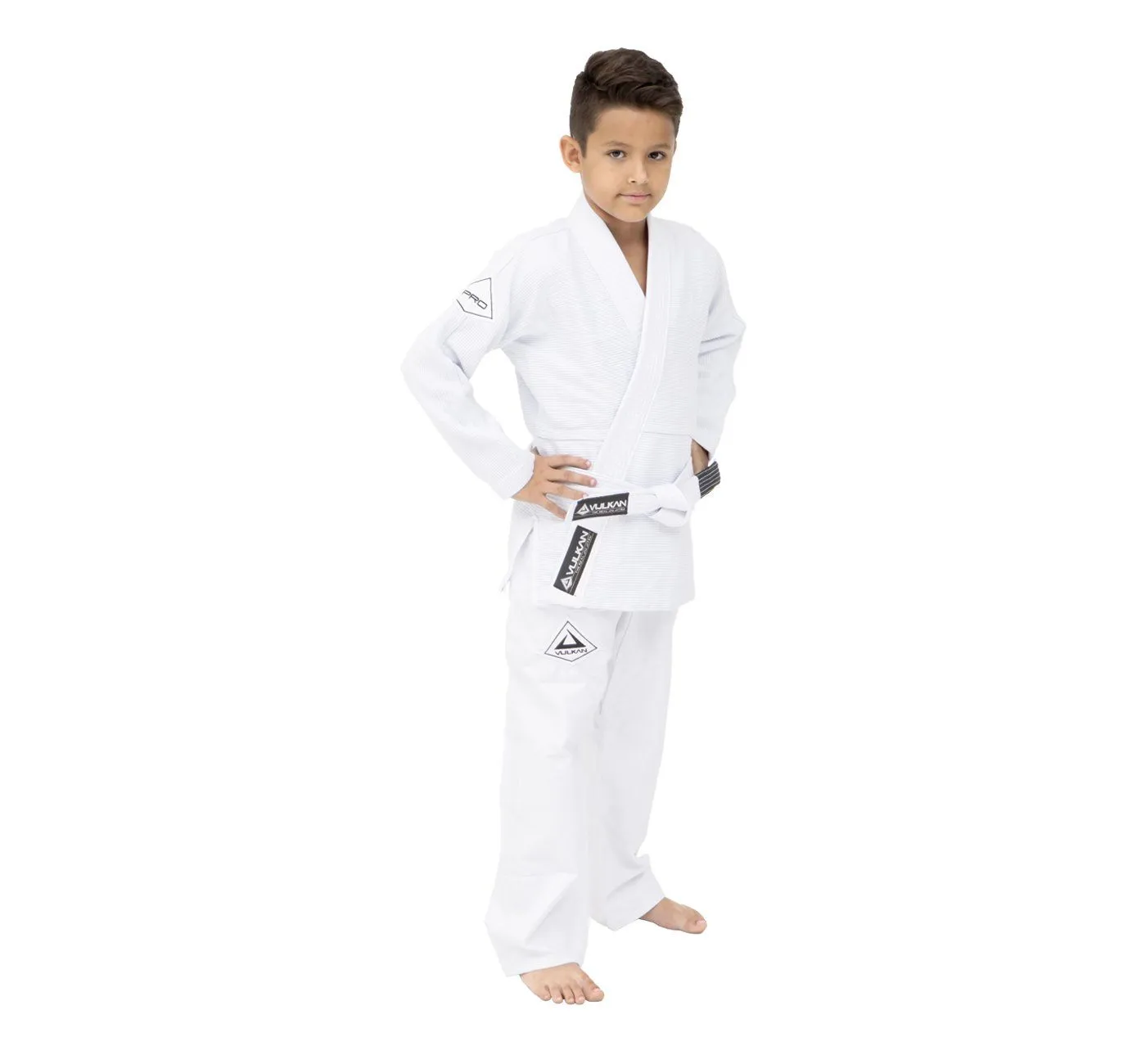 White PRO EVOLUTION KIDS Jiu-Jitsu Gi