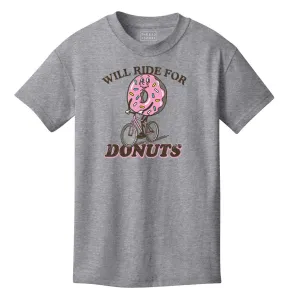 Will Ride For Donuts Kids