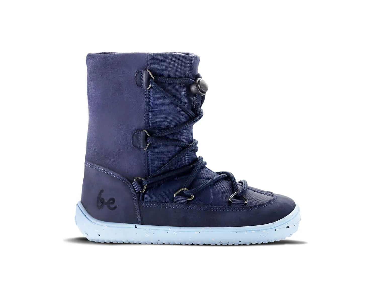 Winter Kids Barefoot Be Lenka Snowfox Kids 2.0 - Dark & Light Blue