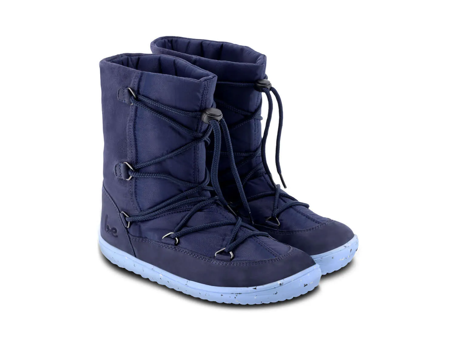 Winter Kids Barefoot Be Lenka Snowfox Kids 2.0 - Dark & Light Blue