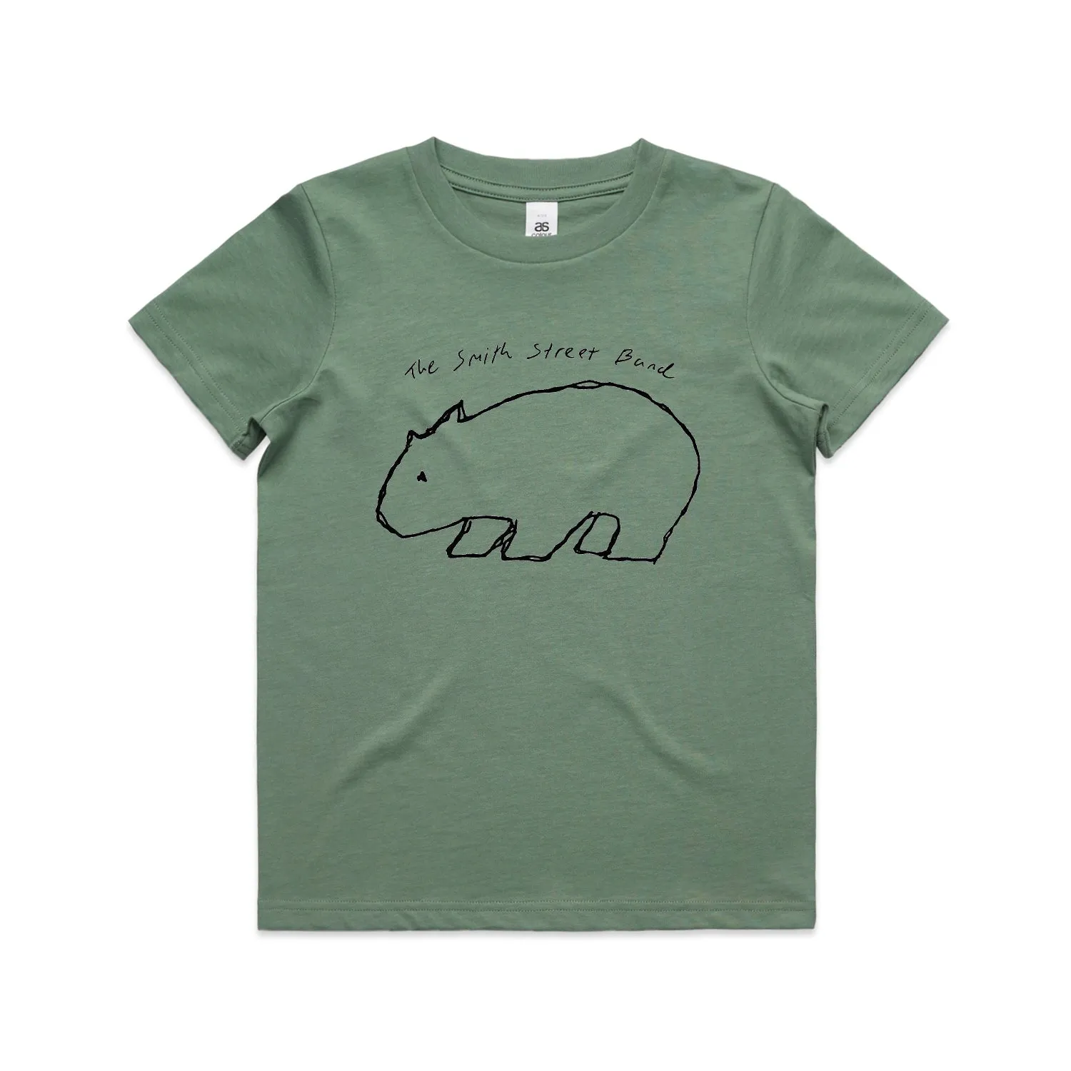 Wombat Kids T-Shirt (Sage)