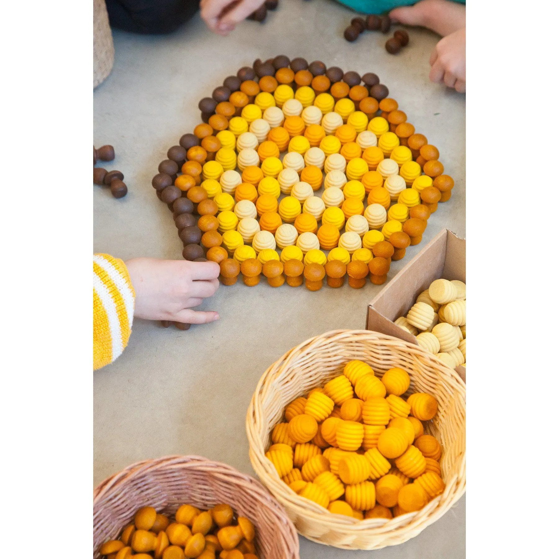 Honeycomb Mandala Wooden Toy