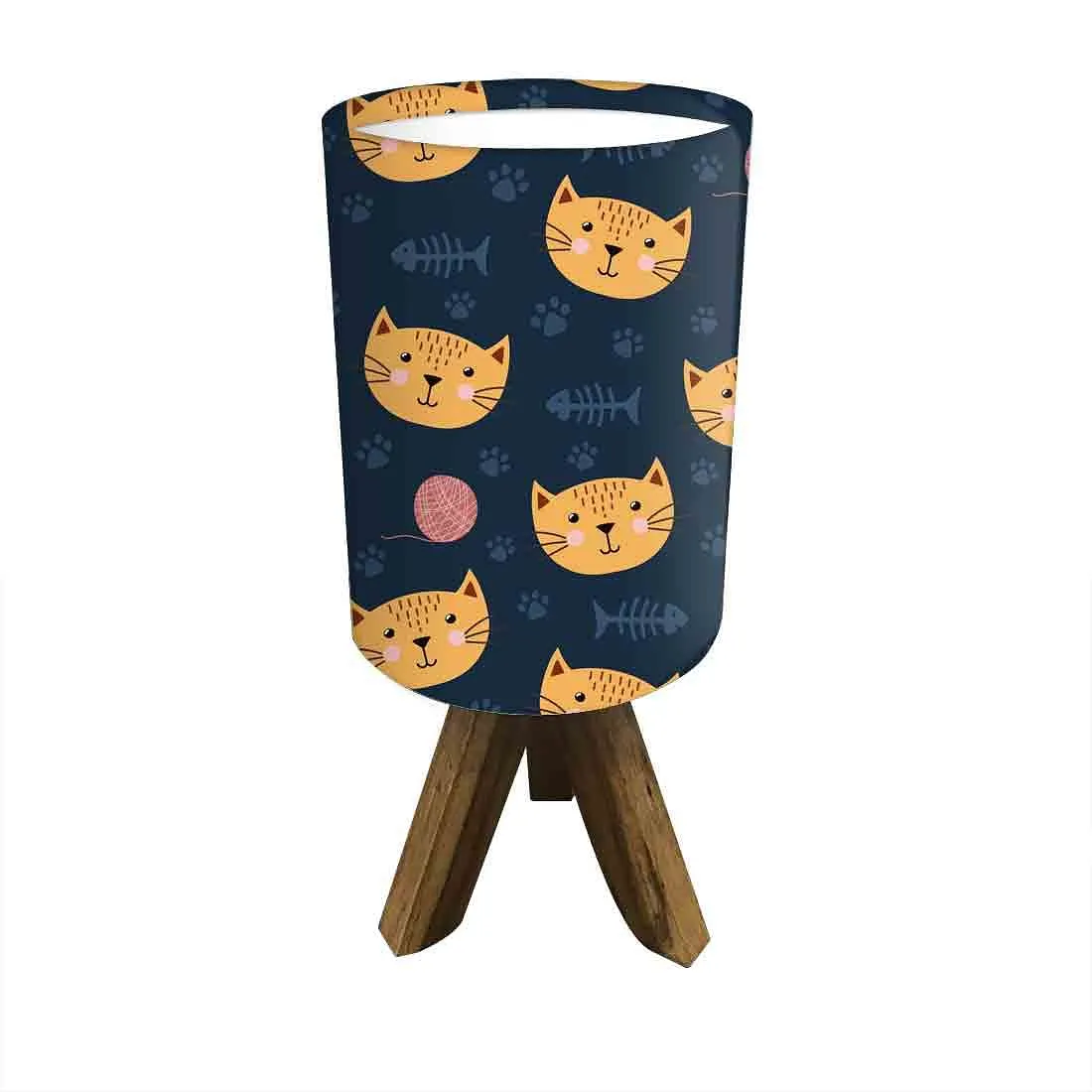 Wooden Study Lamp For Kids -Cute Cat