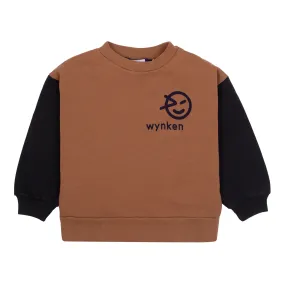 Wynken Kids Brun Panel Sweatshirt