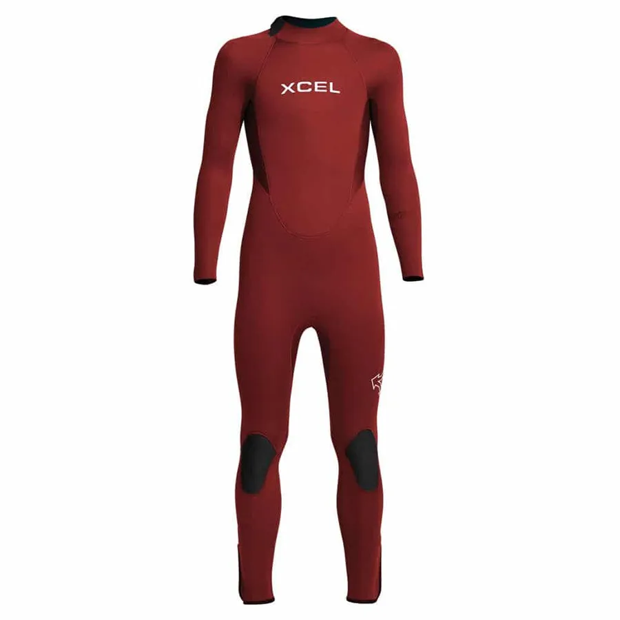 Xcel Kids Axis 3/2mm Back Zip Wetsuit - Chili