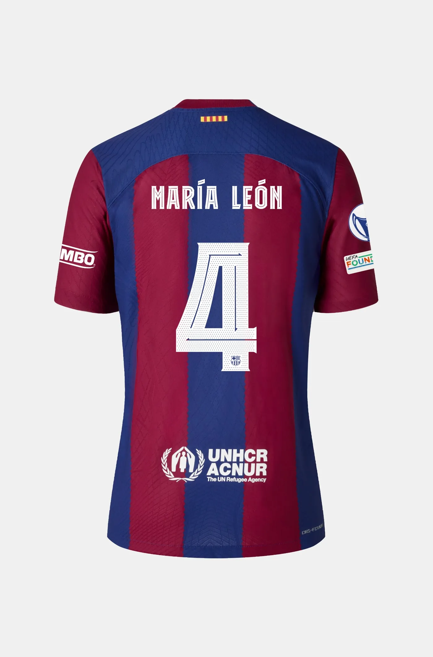 UWCL FC Barcelona 2023/2024 Home Jersey - Junior - MARA LEN